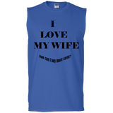 I Love My Wife - Men's Cotton Sleeveless Tee