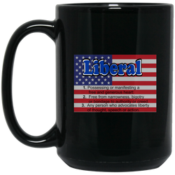 Liberal Flag - Mug Black 15oz.