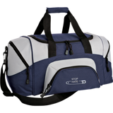 Stop hate, Small Colorblock Sport Duffel Bag