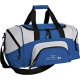 Stop hate, Small Colorblock Sport Duffel Bag