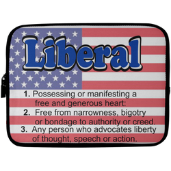 Liberal Flag - 10 inch Laptop/Tablet Sleeve