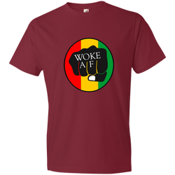 Woke AF- Anvil Lightweight T-Shirt 4.5 oz