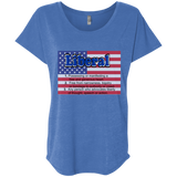 Liberal Flag - Ladies' Triblend Dolman Sleeve