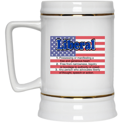 Liberal Flag - Mug/Beer Stein 22oz.