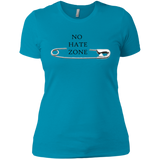 No hate zone, Next Level Ladies' Boyfriend Tee