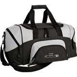 Stop hate, Small Colorblock Sport Duffel Bag