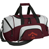 Cardboard 4 life, Small Colorblock Sport Duffel Bag