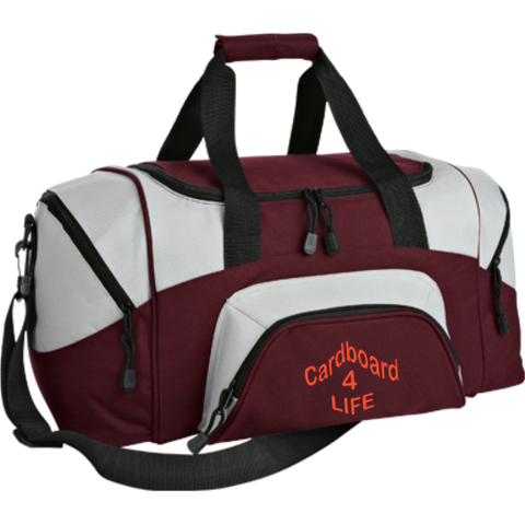 Cardboard 4 life, Small Colorblock Sport Duffel Bag