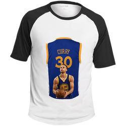 Curry - Sport-Tek SS Colorblock Raglan Jersey