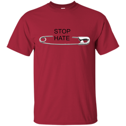 Stop hate, Custom Ultra Cotton T-Shirt