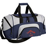 Cardboard 4 life, Small Colorblock Sport Duffel Bag
