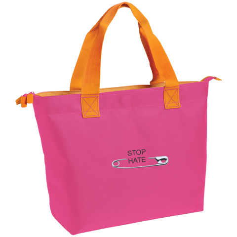 Stop hate, Zippered Tote