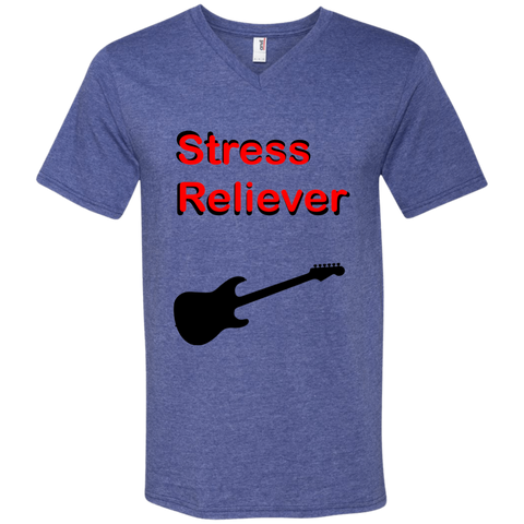 Stress reliever Men's Printed V-Neck T-Shirt