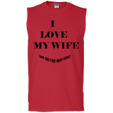 I Love My Wife - Men's Cotton Sleeveless Tee